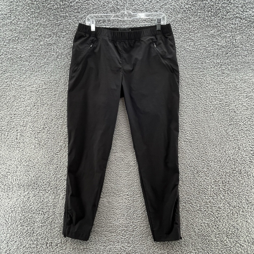 Gramicci Pants Womens 12 Black Nylon Pant Pull On Outdoor Climbing Hiking Ankle
